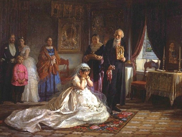 Before the wedding by Firs Zhuravlyov